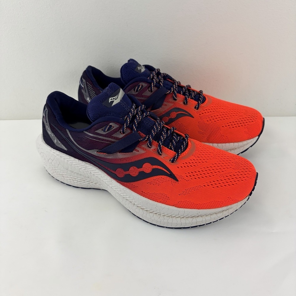 Saucony Triumph‎ 20 Women Running Shoes Orange Purple Size 9 S10759-65